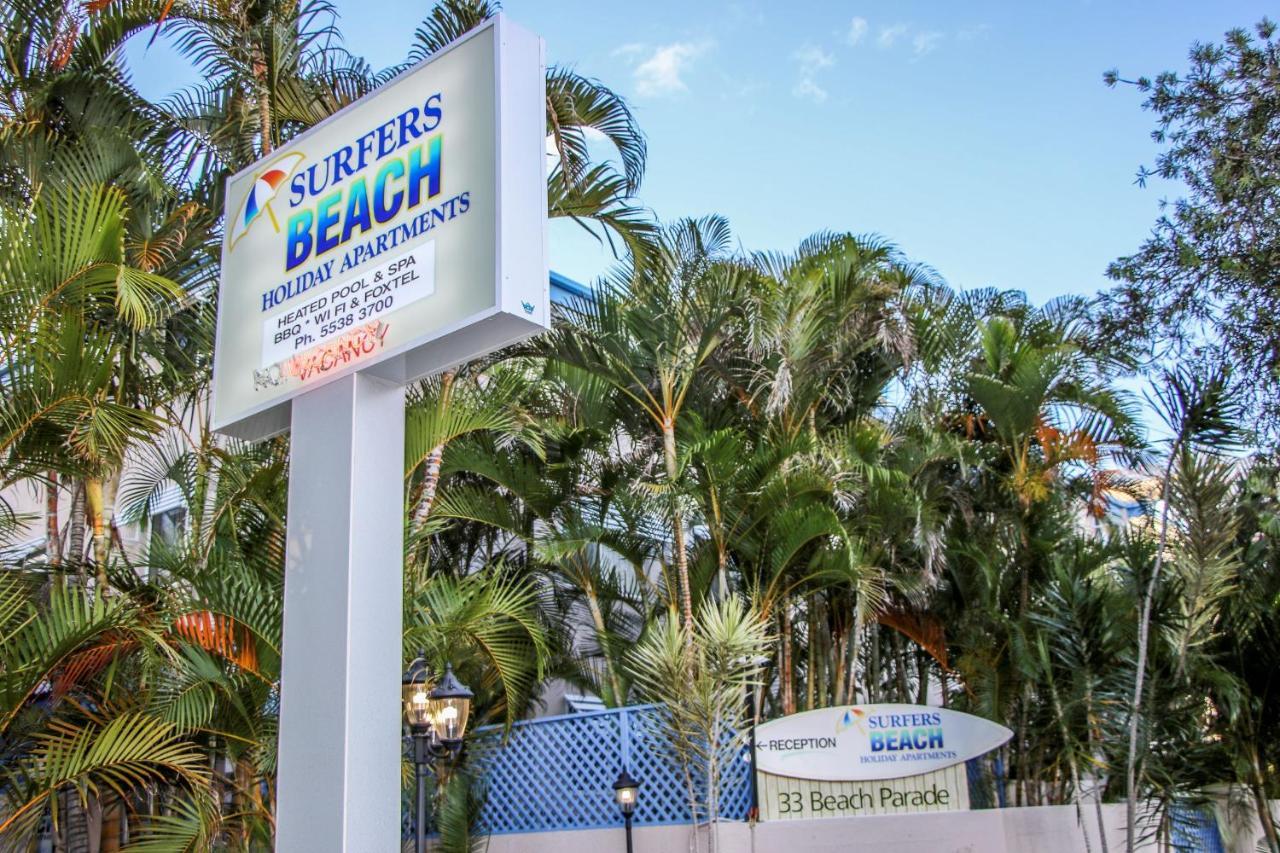 Surfers Beach Holiday Apartments Gold Coast Exterior foto